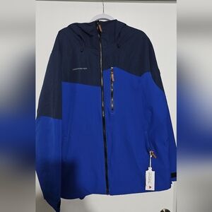 Obermeyer Mens Chandler Shell Jacket Stellar Blue Size XL NWT
